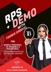 RPS+DEMO TANNIA GABRIEL ¨Marca personal de invisible a inolvidable¨